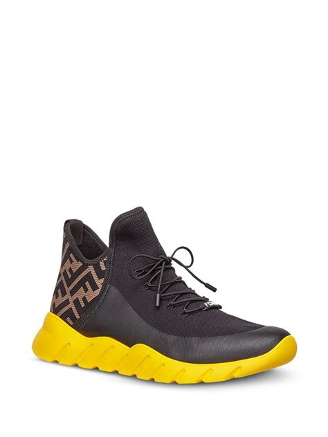 fendi tech knit sneakers|fendi athletic sneakers.